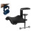 Adjustable Rotatable Arm Clamp PC Gaming Headphone Stand Headset Hanger Hook Holder Desk Space Saving Clip Mount 7