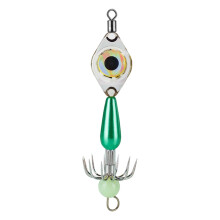 Leurres de pêche de nuit LED poulpes crochet résistant à la-Vert