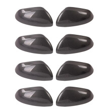 8X pour 2017-2020  ZS Fibre de Carbone ABS RéTroviseur LatéRal Couverture Garniture Bande Accessoires