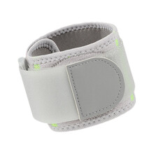 Manchon de soutien de coude respirant, attelle de-Gris clair