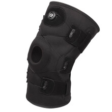 Support de genouillère, bouton de Compression réglable,-Noir M