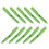 10 Stück Weicher Köder Tintenfisch Röcke 8 cm Künstliche-Grün 1