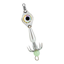 Corrosions Resistant Octopuses Fishing Lures LED Depth-White