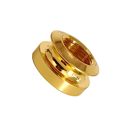 Capuchon de goupille de queue de micro de guitare,-Doré