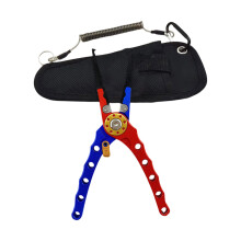 Mehrzweck-Angelzange,-Rot-blaue Oxford-Tasche