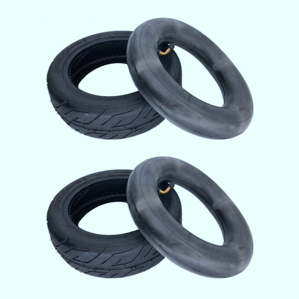 2X 10X2.70-6.5 Inner Tube Outer Tire 10X2.70-6.5 Inflation Tyre For Electric Scooter Balance Scooter Accessories Black 6032848750698