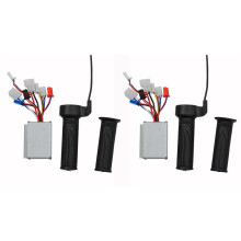 2X Accessori per Scooter per Bici Elettriche Controller Spazzolato per Motore E Impugnatura Un Torsione 'Acceleratore 24V 250W per Bicicletta per