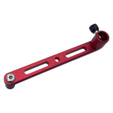 Portables Alloys Baits Tray Bridge Bracket Einstellbare-Rot
