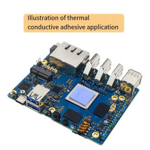 5X Dissipatore di Calore In Alluminio per Orange Pi 5 . Radiatore di Raffreddamento Efficiente. Gestione Termica Migliorata.