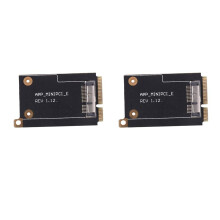 2X Adattatore PCI-E Express Converter Scheda PCI-E A 52 Pin per Broadcom BCM94360CD BCM943602CS BCM94360CS2 BCM94331CD BCM943224P