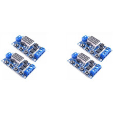 4 Stück DC12-24V Dual MOS Digitales Zeit VerzöGerung Relais Trigger Zyklus Timer VerzöGerung Schalter Platine Timing Kontrolle Module