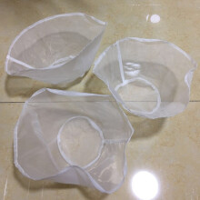 120 Mesh Reusable Fine Mesh Wine Strainer Juice Soy Milk Nut Milk Tea Nylon Filter Bag Bowl Shape Food Coffee Filter