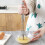 Egg Whisk, Stainless Steel Hand Push Whisk Blender for Home, Versatile Tool for Egg Beater,Kitchen Tool for Blending 2