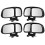 4Pcs Universal Car Adjustable Expand Wide Angle Blind Spot Rear View Mirrors 1