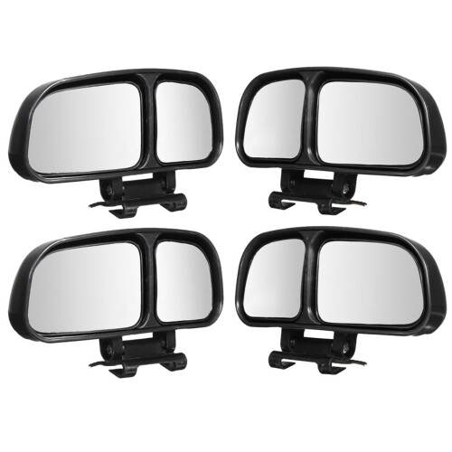 4Pcs Universal Car Adjustable Expand Wide Angle Blind Spot Rear View Mirrors
