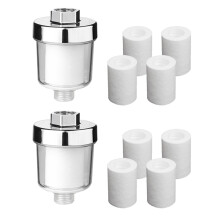 2X Purifier Ausgabe Universal Dusch Filter Haushalts Küchen Armaturen Reinigung Haus Bade Zimmer Zubehör