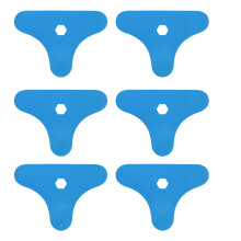6Pcs Breathable Elastic Ankle Support Muscle Tapes For Gym-blue