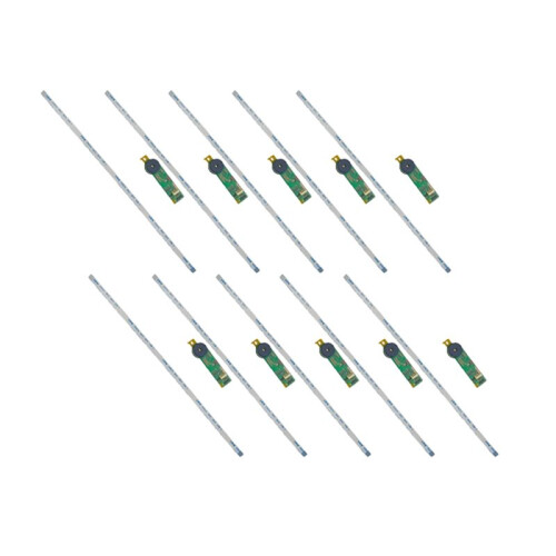 10Set/Lot for RF Board Power /Off  Power Eject Button PCB LED Board with Flex Cable TSW-004 for PS4 Slim