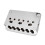 6 String Guitar Bridge Enhanced Sound Transmission-Silver 1