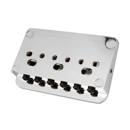 6 String Guitar Bridge Enhanced Sound Transmission-Silver