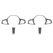 4x for - 3 Series G20 G28 2019-2021 Carbon Fiber Steering Wheel Panel Cover Trim Decoration Sticker