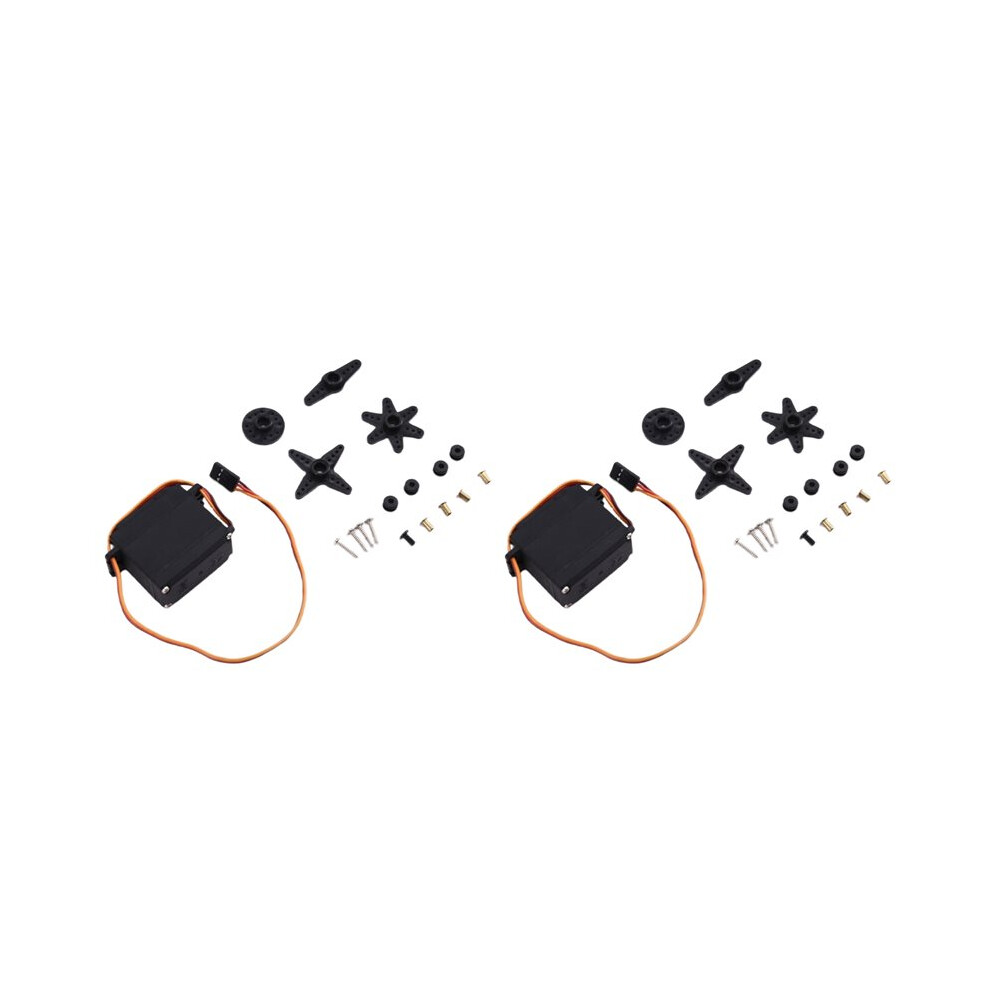 2X Mg996r Metal Standard Servo High Torque Metal Gear Servo Digital Servo Futaba Jr Rc Car Helicopter Upgrade Parts 4713939446943