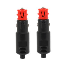 2X Enchufe de Encendedor de Cigarrillos de Coche de 12 V Conexión de Enchufe Adaptador Macho