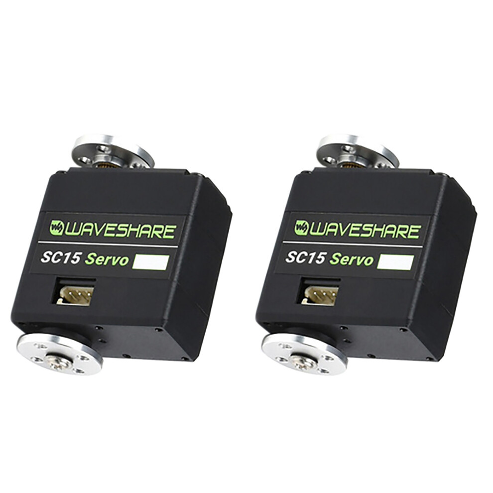 2X Waveshare Sc15 Servo 17Kg.cm High Torque Programmable Serial Bus Servo High-Precision Metal Gear 180 Rotation Servo 6033664566302