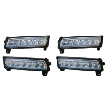 2X Luz Antiniebla LED DRL para Coche para - ML GL GLK W164 X164 X204 Lámpara de Conducción Luz de Circulación Diurna Lámpara de