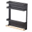 1PCS Hanging Fridge Shelf Spice Rack Wall Shelf Refrigerator Shelf (Black) 1