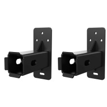2X Supporto Parete per Gancio Traino, Gancio per Portabiciclette con Montaggio A Parete, Contenitore per Ricevitore Gancio Traino per Bicicletta,