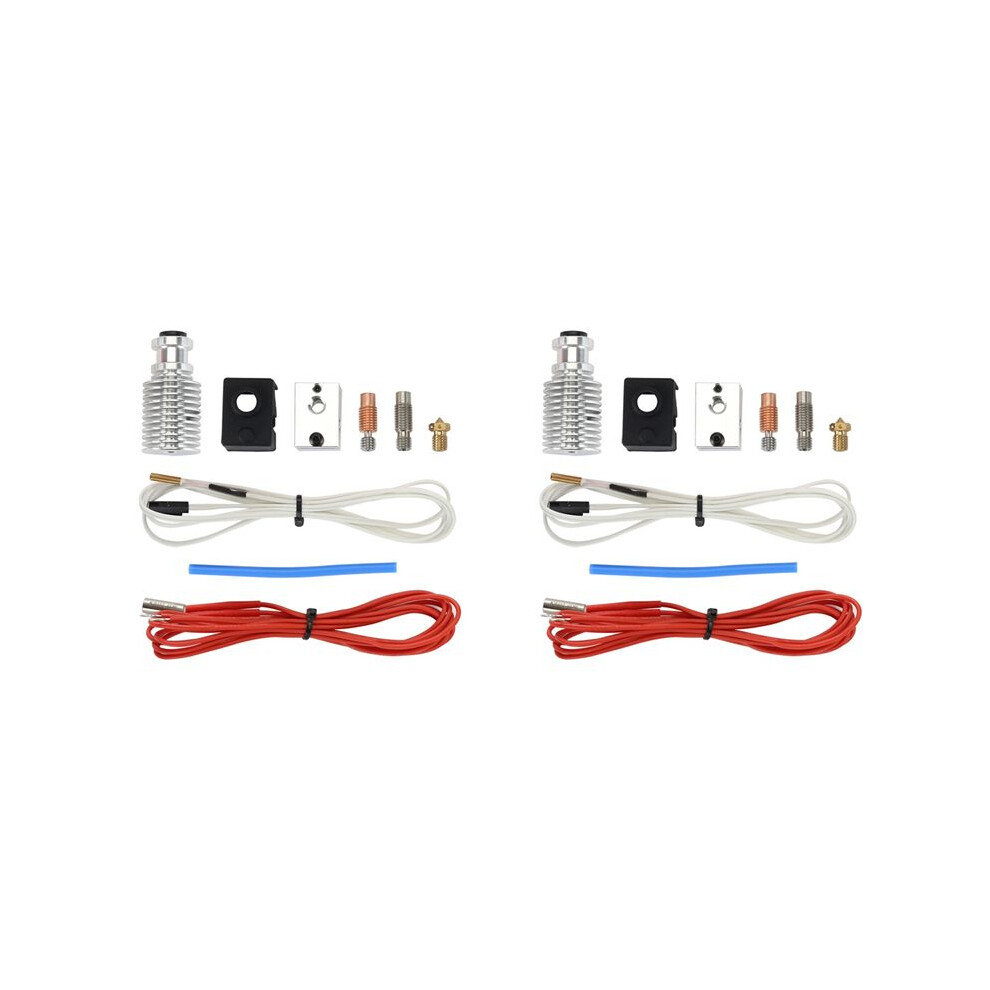 2X 3D Printer Parts Prusa Mk3s+ Extruder Nozzle Heating Aluminum Fast Hose Kit High Temperature Resistance 4714149760515