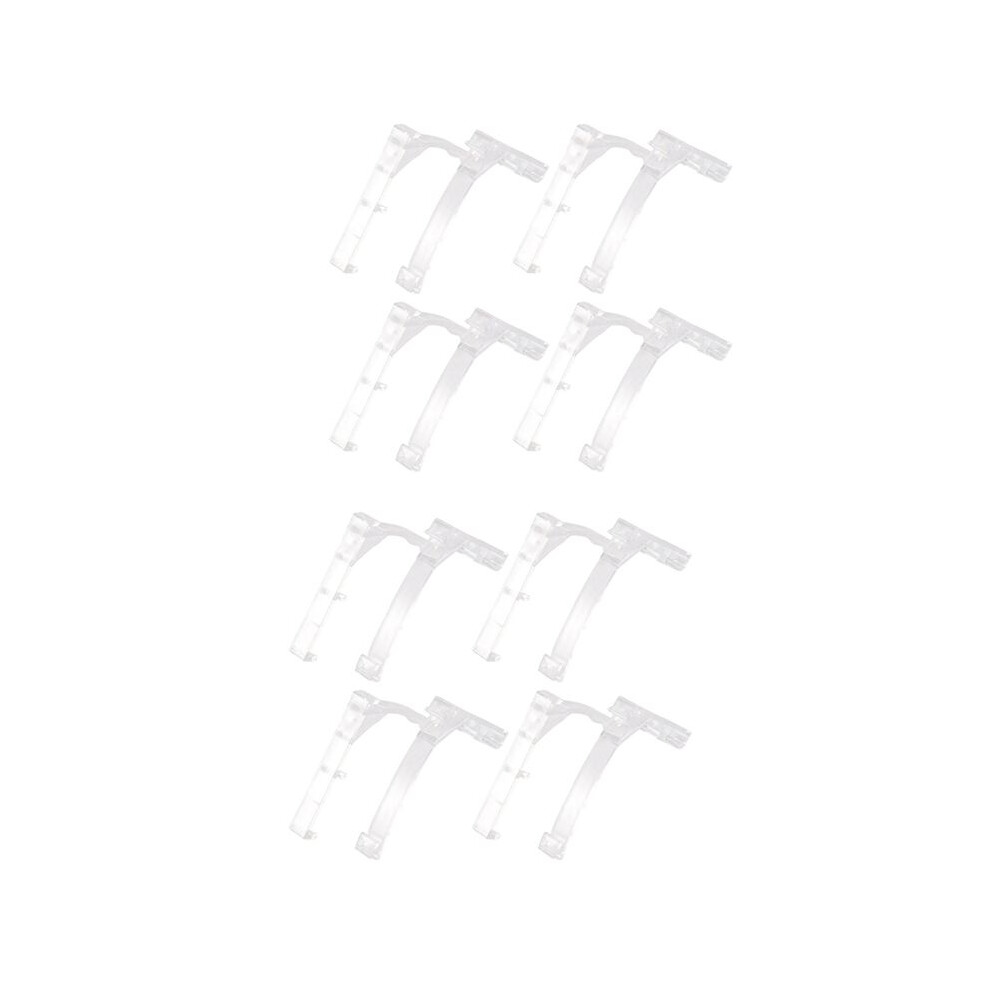 2X Valance Clips Plastic Vertical Blinds Brackets 3.5 Inch Vertical Blinds Clear For Blinds Parts Accessory Components 4713129123999