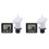 2X Wireless Ultrasonic Water Tank Liquid Level Meter with Temperature Sensor Water Level  Display 1