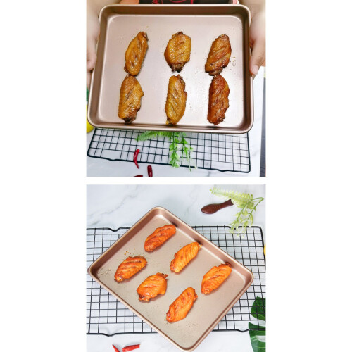 Baking Tray Put Into the Oven,4 Types Baking Mold, Bread Mold, Brownie Baking Pan, Baking Tools, Pastry Maker(M)