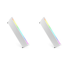 2X Dissipatore di Calore Universale per Memoria 5V 3PIN ARGB AURA Sync Modulo di Memoria Cooler DDR3 DDR4 DDR5 RAM Accessori per Computer Argento