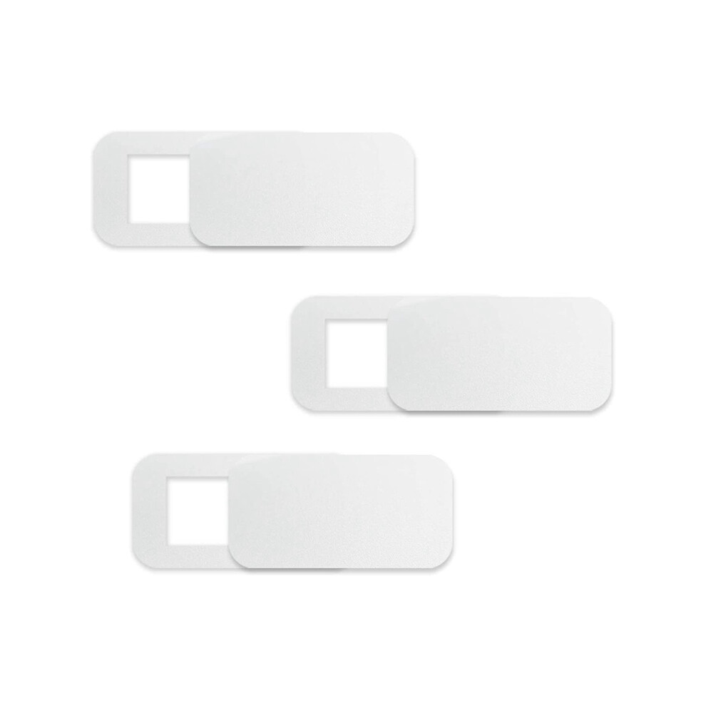 3 Pcs Computer Tablet Camera Anti-Peeping Privacy Patch Slide Cover Webcam Cover Laptop Camera Cover Sliding White 4711519491253