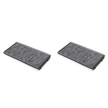 2X Auto Actief Koolstof Cabineluchtfilter 99757121901 voor  911 (996) 3.6 Cayman