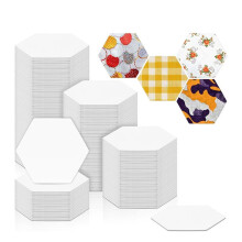 500 Stuks Paper Piecing 1 Inch, Hexagon Quiltsjablonen voor Doe-Het-Zelf Patchwork Knutselwerkjes en Naaibenodigdheden