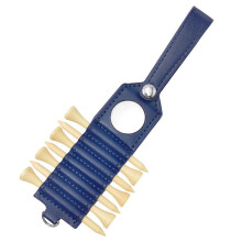 Tee Storage Leather Holder , Set of 7, Including 7 Tee and  Tags, Bag Accessories,