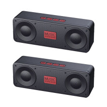 2X FM Radio Wireless 5.0 TWS Speaker MP3 Music Player Support TF Card U Disk USB Charging Radio-B