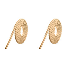 2X Flexible Molding Trim Peel and Stick for Walls Decorative Bead Pearl DIY Wall Trim for Bathroom Mirror Frame Border