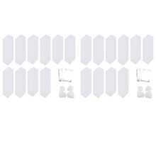 400PCS Sublimation Air Freshener Sheets Air Freshener Rectangle Fragrant Sheets with Rope for Car Decoration
