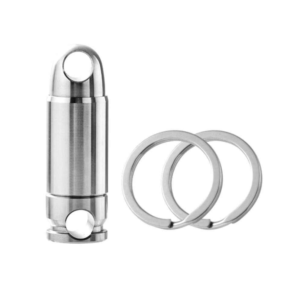 Titanium Alloy Keychain Spring Lock Car Universal Rotating Ring Buckle-Primary Color 4713616755917