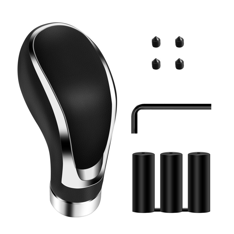 Leather Gear Stick Shift Knob, Car Shifter Knobs Lever Handle For Most Manual Transmissions 6032382770831