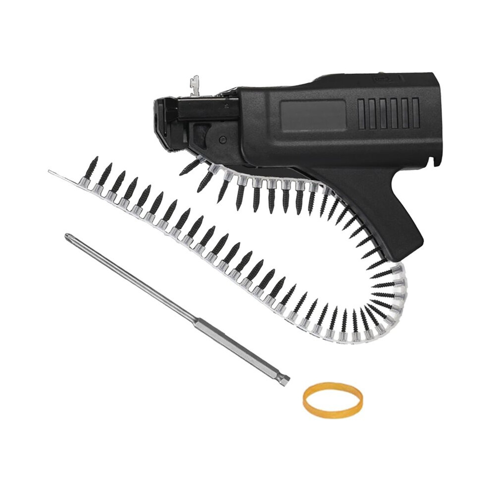 Screw Gun Automatic Chain Nail Gun Adapter,Auto Feed Screw Gun Collated Attachment Automatic Electric Drill Screw 4714218302967