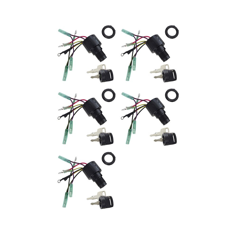 5X New-87-17009A5 Boat Motor Ignition Key For Mercury Outboard Motors 3 Position Off-Run-Start 6031035625221