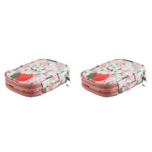 2X Stricknadeln-Etui, NäH-Organizer, Aufbewahrungstasche für Runde HäKelnadeln, NäHset-Tasche C