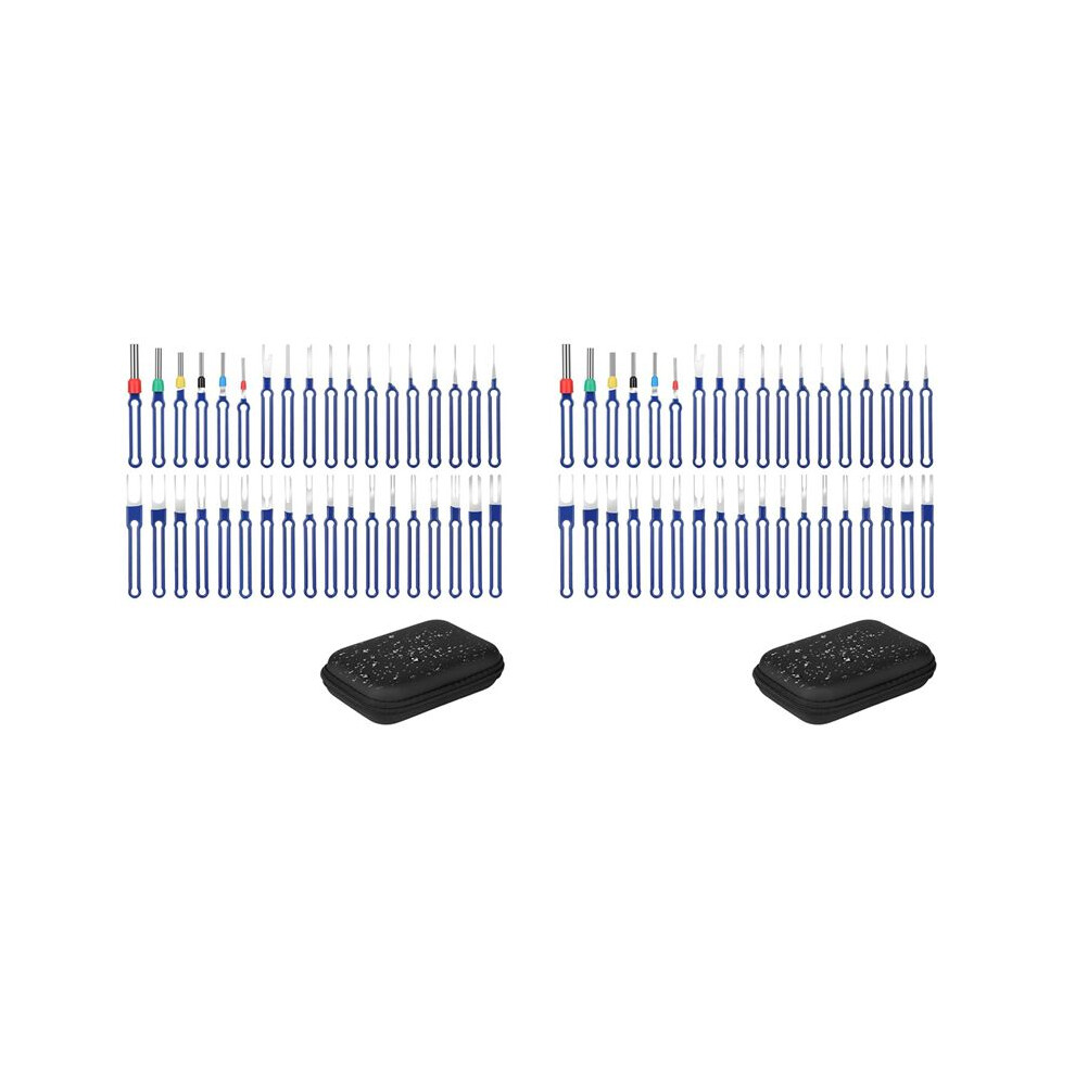 72Pc Terminal Removal Tool Kit Pin Extractor Tool, Terminal Ejector Kit, Electrical Wire Connector Pin Removal Tool Kit 4711362292410