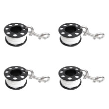 4st 30M Scuba Diving Spool Finger Reel met RVS Double Ended Hook SMB Equipment Cave Dive